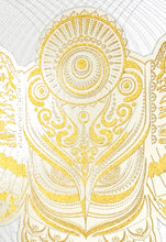 Load image into Gallery viewer, CHRIS SAUNDERS 'White Owlage' (2014) Rare Custom Framed Screen Print - Signari Gallery
