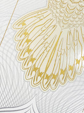 Load image into Gallery viewer, CHRIS SAUNDERS 'White Owlage' (2014) Rare Custom Framed Screen Print - Signari Gallery