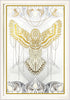CHRIS SAUNDERS 'White Owlage' (2014) Rare Custom Framed Screen Print - Signari Gallery