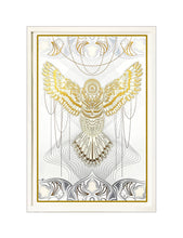 Load image into Gallery viewer, CHRIS SAUNDERS 'White Owlage' (2014) Rare Custom Framed Screen Print - Signari Gallery