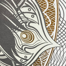 Load image into Gallery viewer, CHRIS SAUNDERS 'White Wolf Mandala' (2014) RARE Screen Print - Signari Gallery