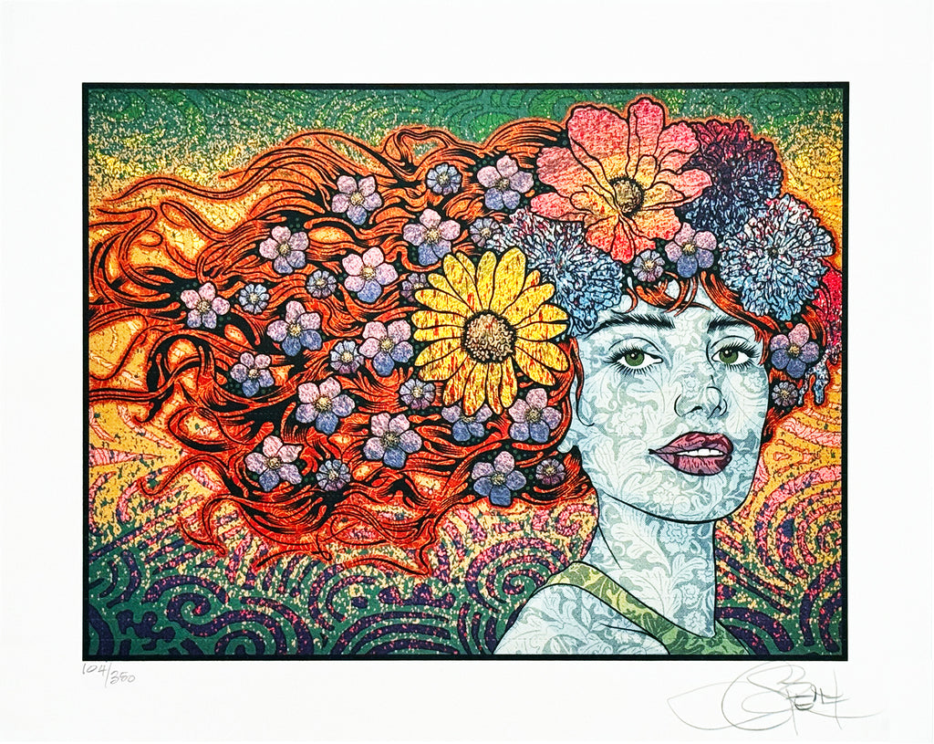 CHUCK SPERRY 'Pneuma' (2024) 7-Color Blotter Print - Signari Gallery