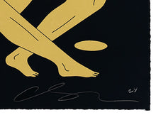 Load image into Gallery viewer, CLEON PETERSON 'Nowhere Man' (2024) Screen Print (black/gold) - Signari Gallery
