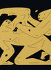 CLEON PETERSON 'Nowhere Man' (2024) Screen Print (black/gold) - Signari Gallery