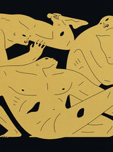 Load image into Gallery viewer, CLEON PETERSON 'Nowhere Man' (2024) Screen Print (black/gold) - Signari Gallery