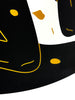CLEON PETERSON 'Revolution is a Mother Who Eats its Children' (2024) Tondo Screen Print (black) - Signari Gallery