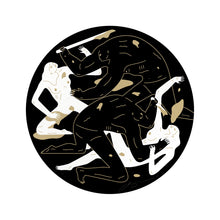 Load image into Gallery viewer, CLEON PETERSON 'Revolution is a Mother Who Eats its Children' (2024) Tondo Screen Print (black) - Signari Gallery