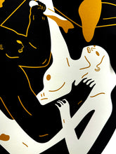 Load image into Gallery viewer, CLEON PETERSON 'Revolution is a Mother Who Eats its Children' (2024) Tondo Screen Print (black) - Signari Gallery