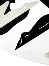 Load image into Gallery viewer, CLEON PETERSON 'Revolution is a Mother Who Eats its Children' (2024) Tondo Screen Print (white) - Signari Gallery