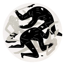 Load image into Gallery viewer, CLEON PETERSON 'Revolution is a Mother Who Eats its Children' (2024) Tondo Screen Print (white) - Signari Gallery