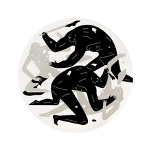 Load image into Gallery viewer, CLEON PETERSON 'Revolution is a Mother Who Eats its Children' (2024) Tondo Screen Print (white) - Signari Gallery