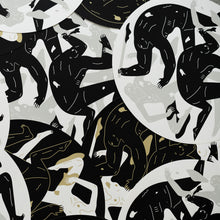 Load image into Gallery viewer, CLEON PETERSON 'Revolution is a Mother Who Eats its Children' (2024) Tondo Screen Print (white) - Signari Gallery