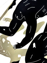 Load image into Gallery viewer, CLEON PETERSON 'Revolution is a Mother Who Eats its Children' (2024) Tondo Screen Print (white) - Signari Gallery
