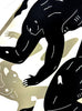 CLEON PETERSON 'Revolution is a Mother Who Eats its Children' (2024) Tondo Screen Print (white) - Signari Gallery