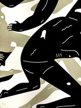 Load image into Gallery viewer, CLEON PETERSON 'Revolution is a Mother Who Eats its Children' (2024) Tondo Screen Print (white) - Signari Gallery