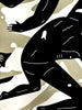 CLEON PETERSON 'Revolution is a Mother Who Eats its Children' (2024) Tondo Screen Print (white) - Signari Gallery