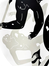 Load image into Gallery viewer, CLEON PETERSON 'Revolution is a Mother Who Eats its Children' (2024) Tondo Screen Print (white) - Signari Gallery
