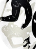 CLEON PETERSON 'Revolution is a Mother Who Eats its Children' (2024) Tondo Screen Print (white) - Signari Gallery