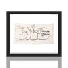 COPE2 'Passing Through Tag' (2022) Hand-Signed Framed Cardboard Cut - Signari Gallery