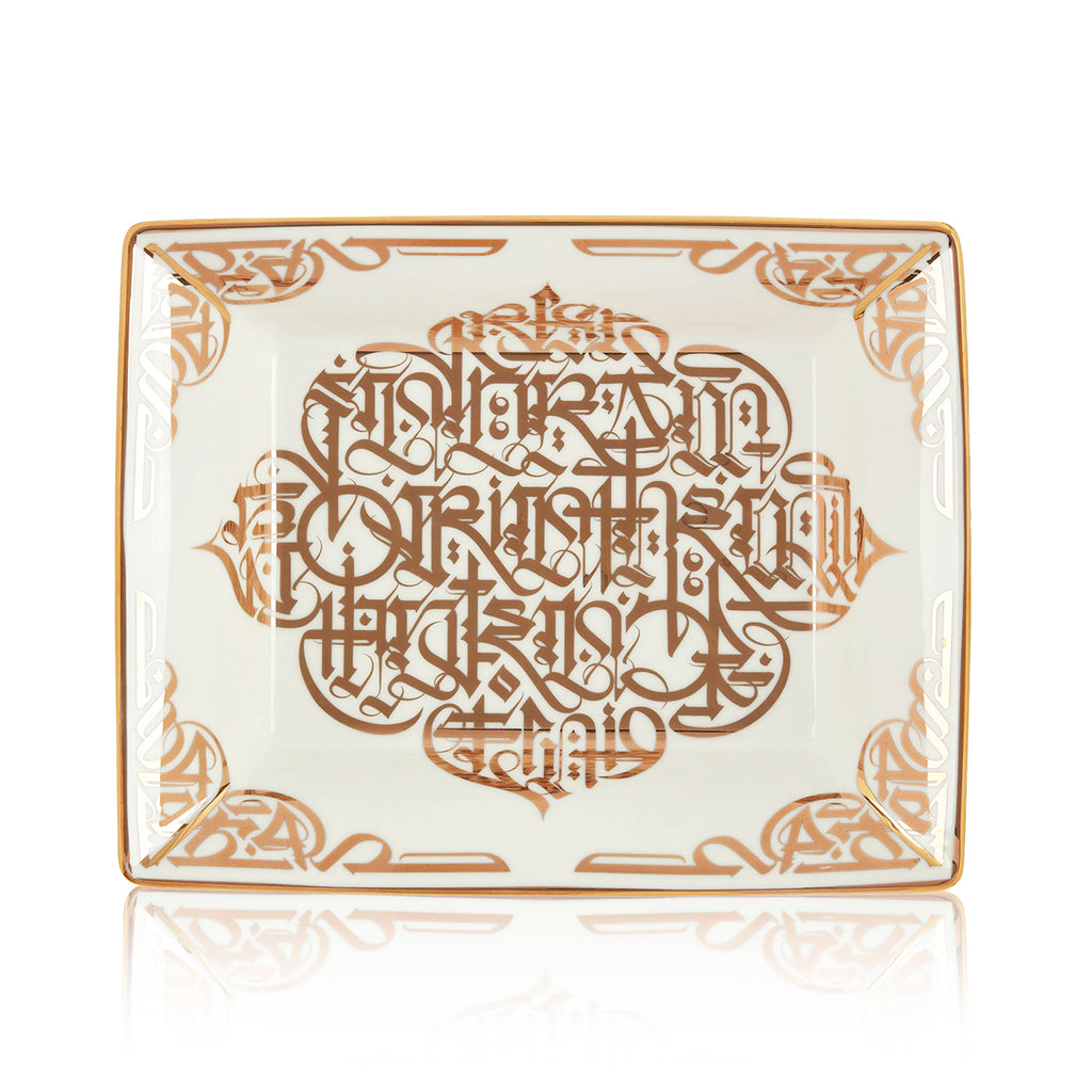 CRYPTIK x Protetta 'Gate to Eternity' (2024) Fine Porcelain Tray - Signari Gallery