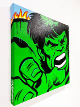 Load image into Gallery viewer, DVERSO 'Hulk Mania' (2024) Original on 3D Canvas - Signari Gallery