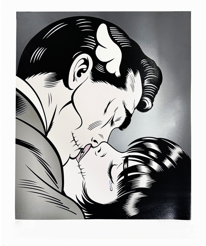 D*FACE 'Better than Never' (2022) Screen Print (sepia) - Signari Gallery