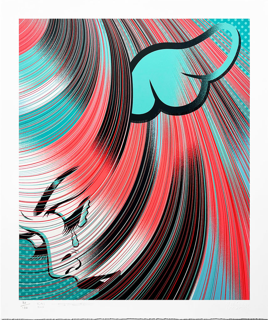 D*FACE x KAI + SUNNY 'Cry Baby' (2024) 6-Color Screen Print - Signari Gallery