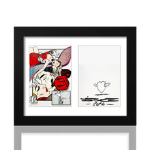 Load image into Gallery viewer, D*FACE 'Lucky in Love' (2024) RARE Hand-Signed Framed Valentine's Card - Signari Gallery