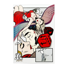 Load image into Gallery viewer, D*FACE 'Lucky in Love' (2024) RARE Hand-Signed Framed Valentine's Card - Signari Gallery