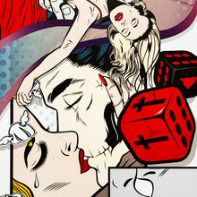 Load image into Gallery viewer, D*FACE 'Lucky in Love' (2024) RARE Hand-Signed Framed Valentine's Card - Signari Gallery