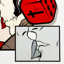 Load image into Gallery viewer, D*FACE 'Lucky in Love' (2024) RARE Hand-Signed Framed Valentine's Card - Signari Gallery