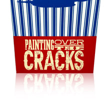 Load image into Gallery viewer, D*FACE 'Painting Over the Cracks' (2022) Gallery Show Popcorn Bucket + Framed Show Card - Signari Gallery