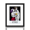 D*FACE 'Painting Over the Cracks' (2022) Gallery Show Popcorn Bucket + Framed Show Card - Signari Gallery