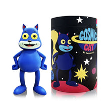Load image into Gallery viewer, DABSMYLA 'Cosmic Cat' (2021) Designer Vinyl Art Figure (blue) - Signari Gallery