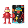 DABSMYLA 'Cosmic Cat' (2021) Designer Vinyl Art Figure (red) - Signari Gallery