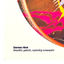 Load image into Gallery viewer, DAMIEN HIRST 'Beautiful, Galactic, Exploding' (2001) Framed Rare Show Card - Signari Gallery