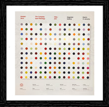 Load image into Gallery viewer, DAMIEN HIRST 'The Complete Spot Paintings' (2012) Framed Original Exhibit Advertisement - Signari Gallery