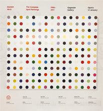 Load image into Gallery viewer, DAMIEN HIRST 'The Complete Spot Paintings' (2012) Framed Original Exhibit Advertisement - Signari Gallery
