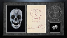 Load image into Gallery viewer, DAMIEN HIRST 'For the Love of God' (2012) Rare, Custom Framed Hand-Drawn Sketch