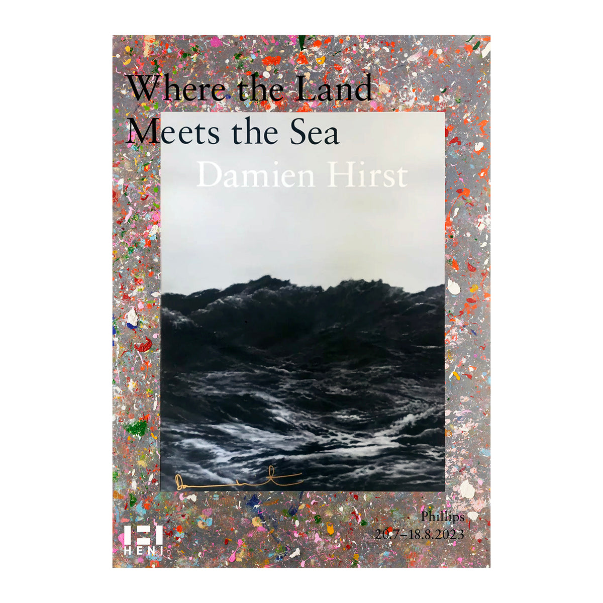 DAMIEN HIRST 'Where the Land Meets the Sea' (2024) Hand-Signed Lithogr