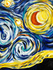 DANNY AYALA 'Starry Night: That's It' Original on Canvas - Signari Gallery