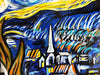 DANNY AYALA 'Starry Night: That's It' Original on Canvas - Signari Gallery