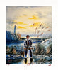 DAVE POLLOT 'Hip to be Square' (2024) Hand-Embellished "American Psycho" Giclée Print on Canvas - Signari Gallery
