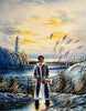 DAVE POLLOT 'Hip to be Square' (2024) Hand-Embellished "American Psycho" Giclée Print on Canvas - Signari Gallery