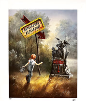Load image into Gallery viewer, DAVE POLLOT 'Pilgrimage' (2024) "Beetlejuice Beetlejuice" Giclée Print on Canvas - Signari Gallery