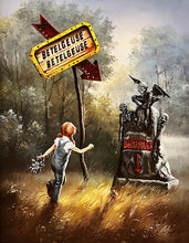 Load image into Gallery viewer, DAVE POLLOT 'Pilgrimage' (2024) "Beetlejuice Beetlejuice" Giclée Print on Canvas - Signari Gallery