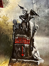 Load image into Gallery viewer, DAVE POLLOT 'Pilgrimage' (2024) "Beetlejuice Beetlejuice" Giclée Print on Canvas - Signari Gallery
