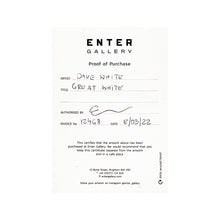 Load image into Gallery viewer, DAVE WHITE 'Great White' (2022) RARE Giclée Print - Signari Gallery