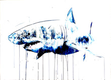 Load image into Gallery viewer, DAVE WHITE 'Great White' (2022) RARE Giclée Print - Signari Gallery