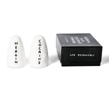 Load image into Gallery viewer, DAVID SHRIGLEY 'Heroin + Cocaine Shakers' (2017) Ceramic Set - Signari Gallery
